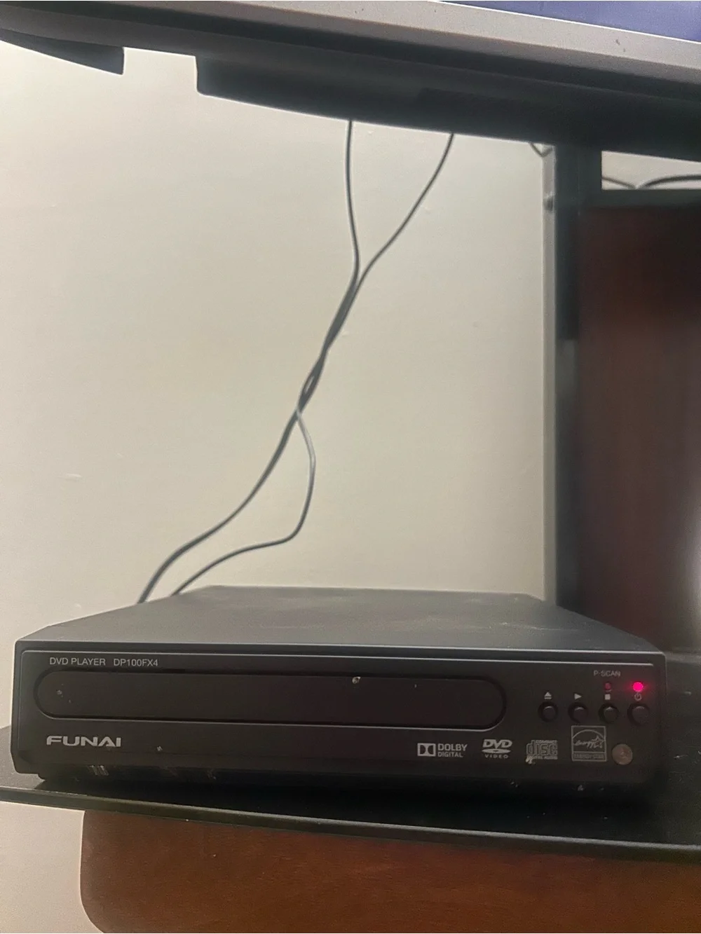 Funai Black DVD Player - Compact Electronics Video Device